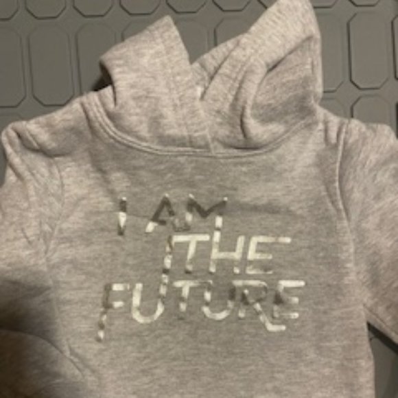 Black History Month "I Am the Future" Gray Unisex Kids Hoodie 3T - Picture 1 of 2